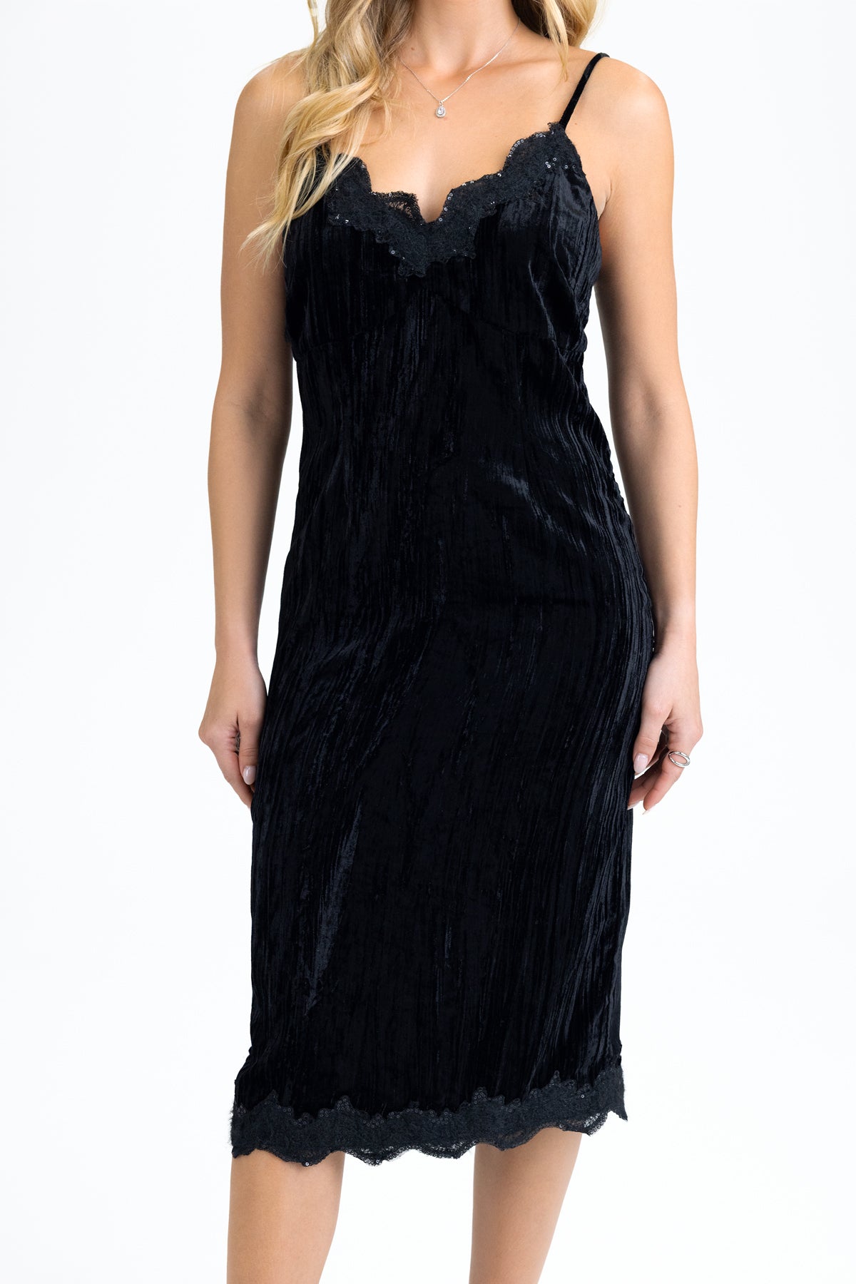 Miss Me Joyce Velvet Dress | Women's Designer Black Dress Miss Me Joyce Velvet Dress | Women's Designer Black Dress