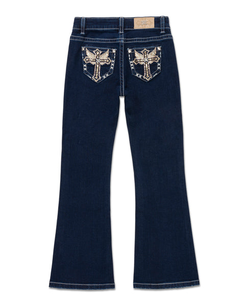 Miss Me デニムサイズ 25　2本 Girls Lana Cross Bootcut Jeans | Only $74.80 | Dark Wash