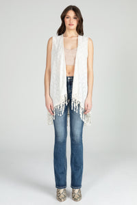 Sleeveless Crochet Vest
