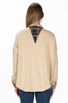 Contrasting Plaid Button Up Jacket