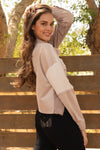 Exposed Seams Colorblock Jacket
