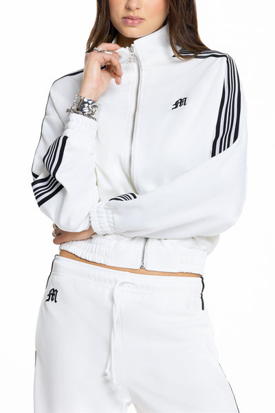 X-girl（エックスガール）の「PANELED TRACK JACKET（ブルゾン