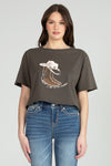 Dibs On The Cowboy Crop Tee
