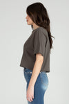 Dibs On The Cowboy Crop Tee
