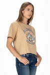"ALL AMERICAN COWGIRL" Cropped Tee