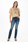 "ALL AMERICAN COWGIRL" Cropped Tee