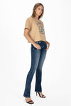 "ALL AMERICAN COWGIRL" Cropped Tee