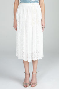 Midi Lace Skirt