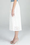 Midi Lace Skirt