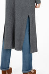 Speckled Knit Long Cardigan