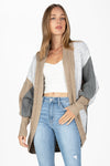 Colorblock Cocoon Cardigan