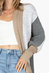 Colorblock Cocoon Cardigan