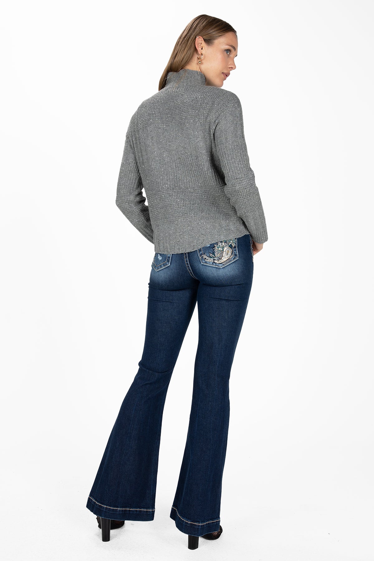 Speckled Knit Sweater