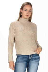 Speckled Knit Sweater