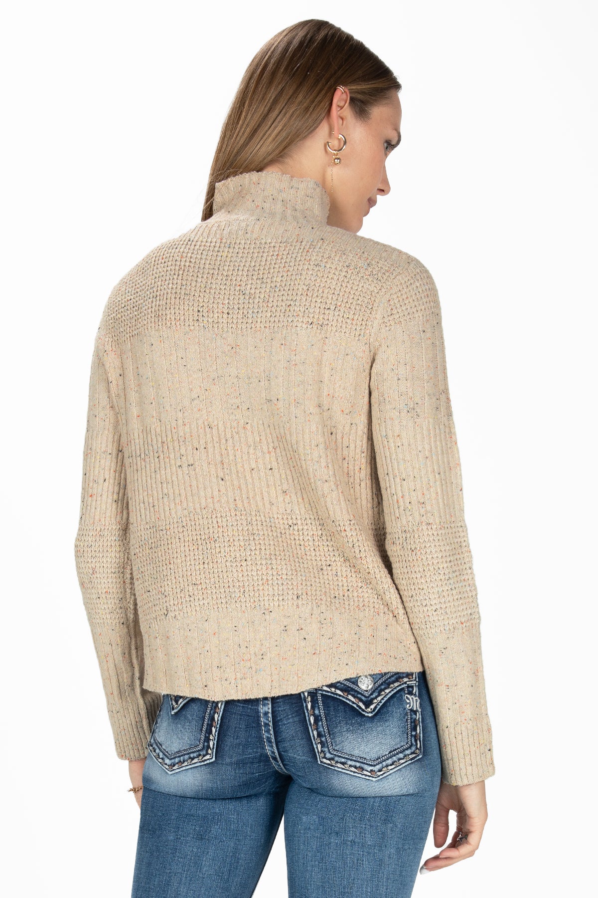 Speckled Knit Sweater