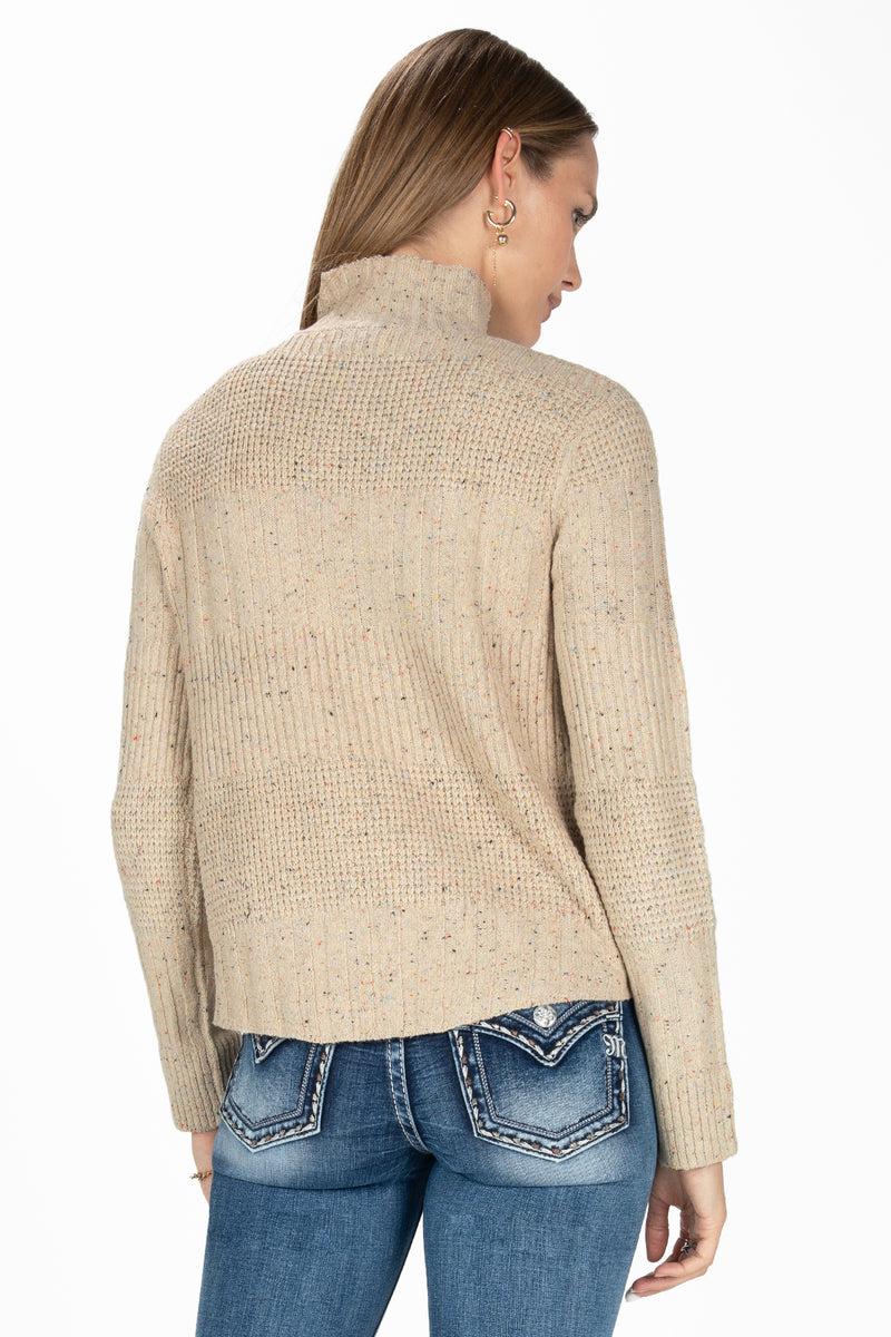 Speckled Knit Sweater
