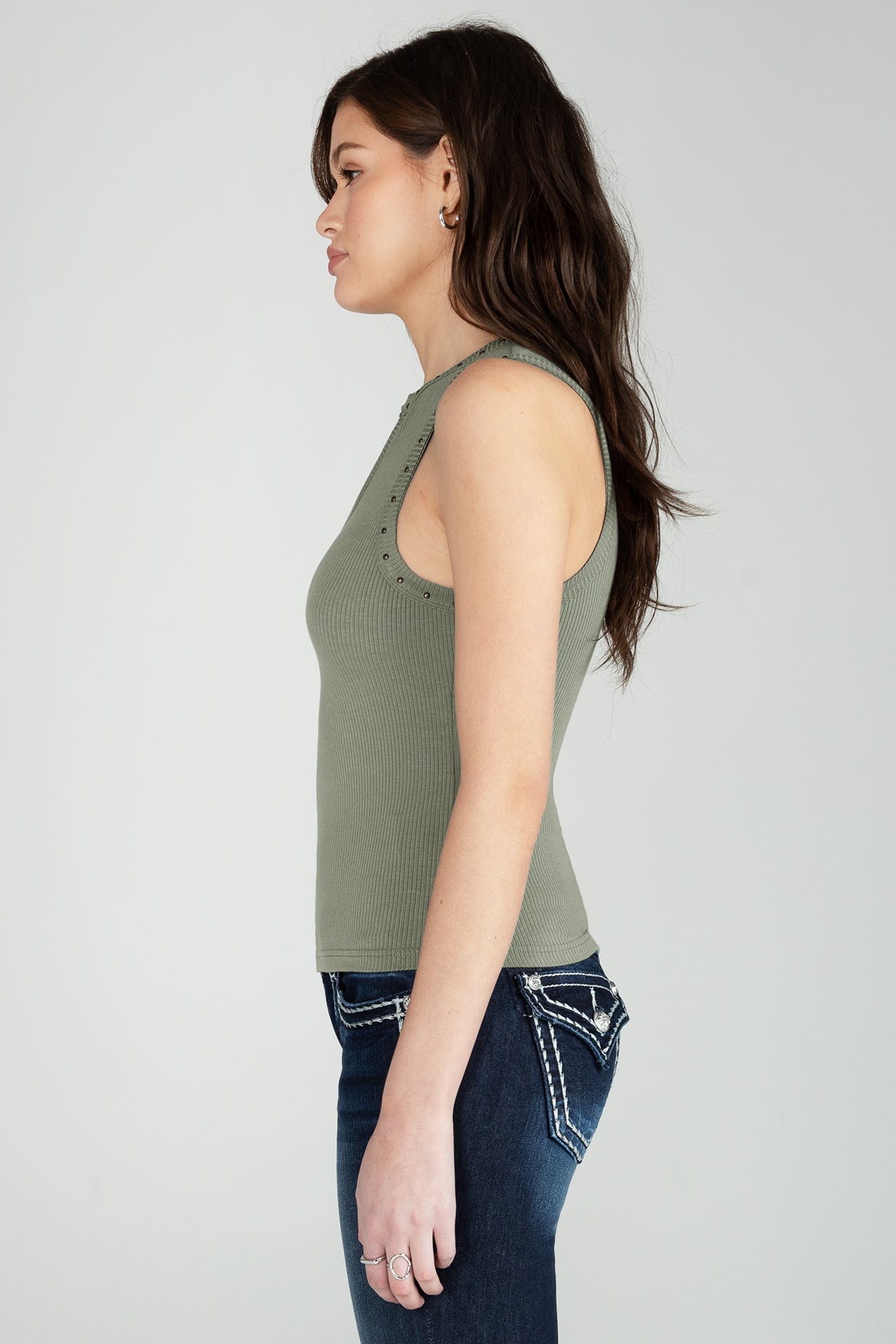 Studded Knit Tank