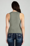 Studded Knit Tank