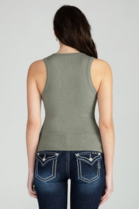Studded Knit Tank