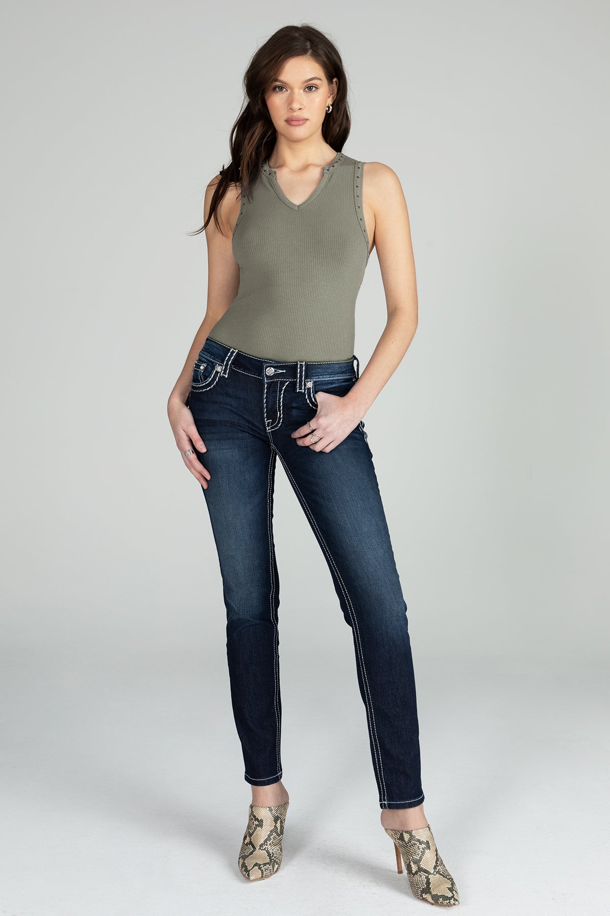 Studded Knit Tank