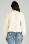 V-Neck Crochet Top