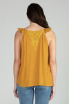 Woven Lace & Crochet Top