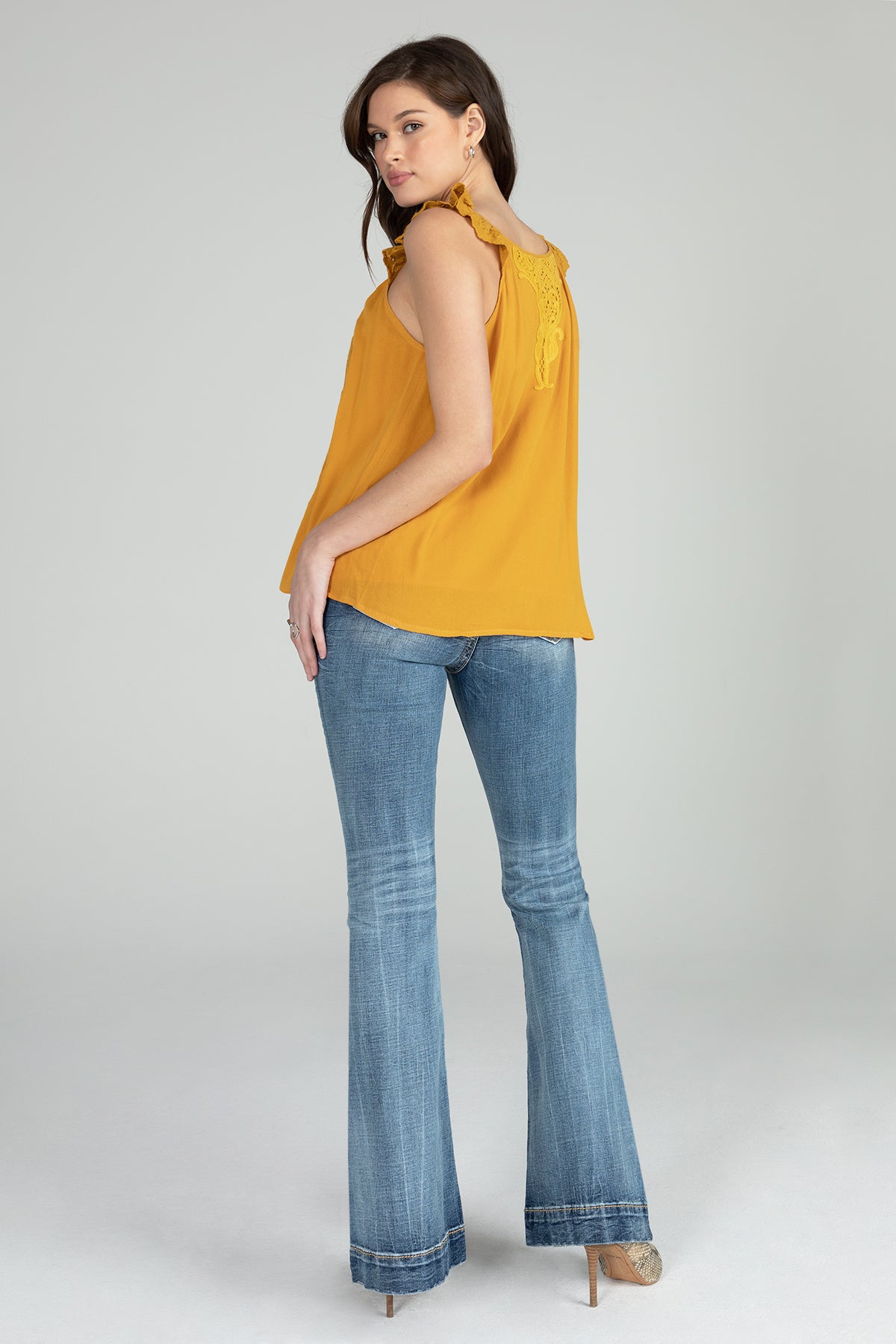 Woven Lace & Crochet Top