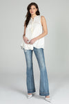 Front Tie Sleeveless Top