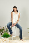 Cleopatra Crochet Loose Top