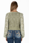 Crochet Paisley Cropped Top