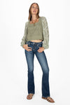 Crochet Paisley Cropped Top