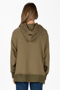 Studded Oversized Hoodie