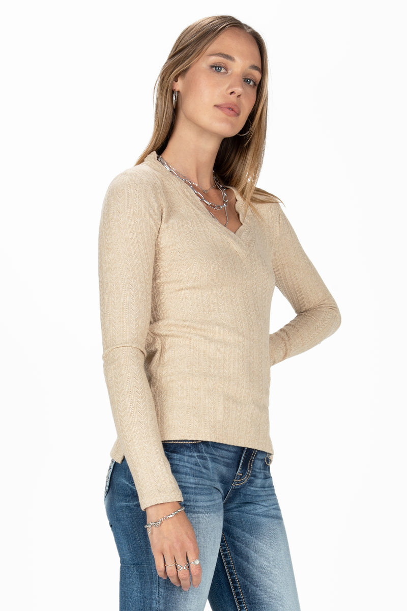 Cinched Knit Top