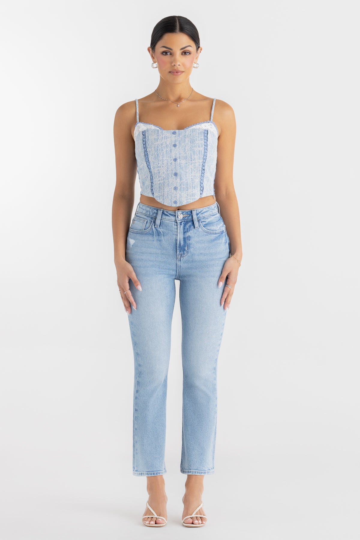 Miss Me - Livia Flare Crop Miss Me - Livia Flare Crop