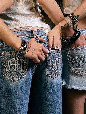Rhinestone Embellished Jeans For Women | Miss Me