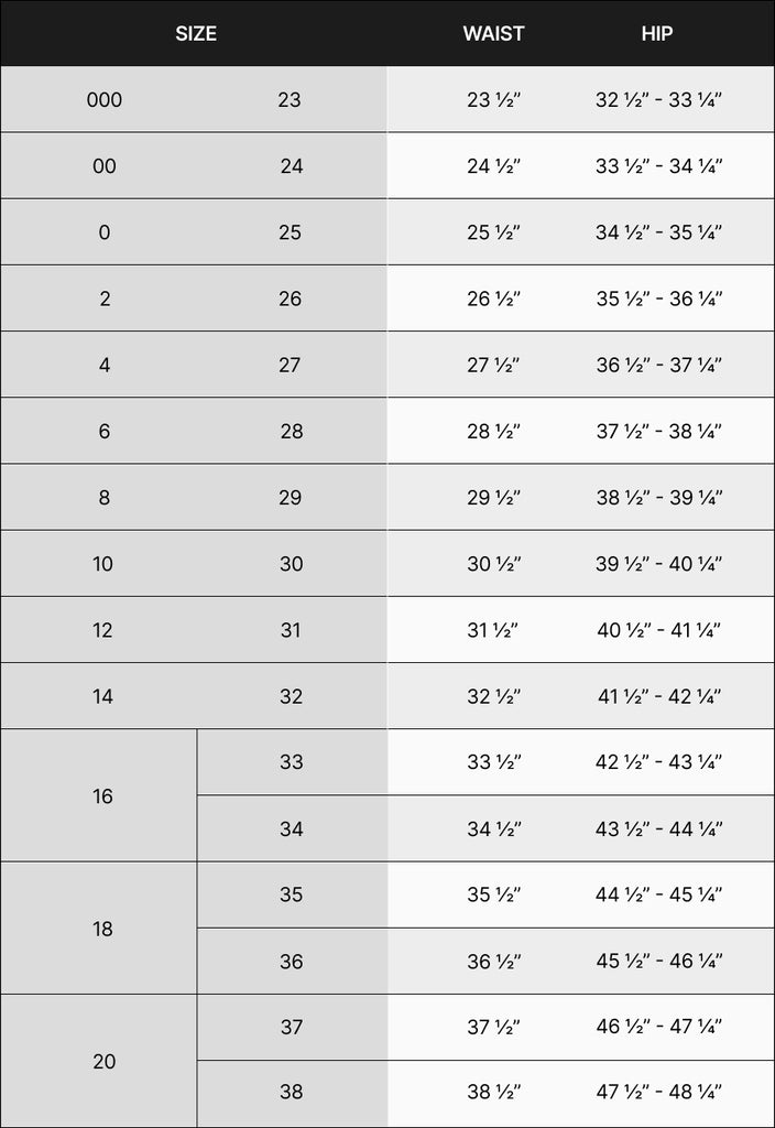 Miss Me Jeans Size Chart & Perfect Fit Guide