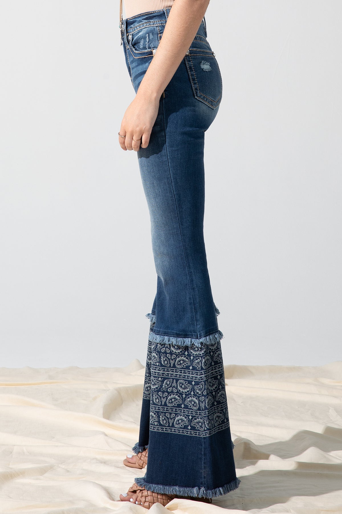 Womens Zw The Sailor Flare Jeans Blue