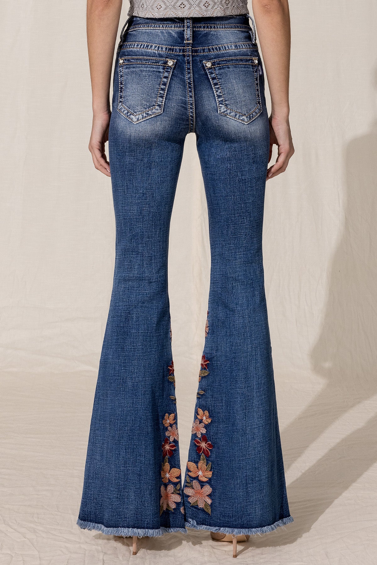 High Rise Boho Flare