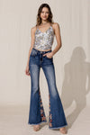 High Rise Boho Flare