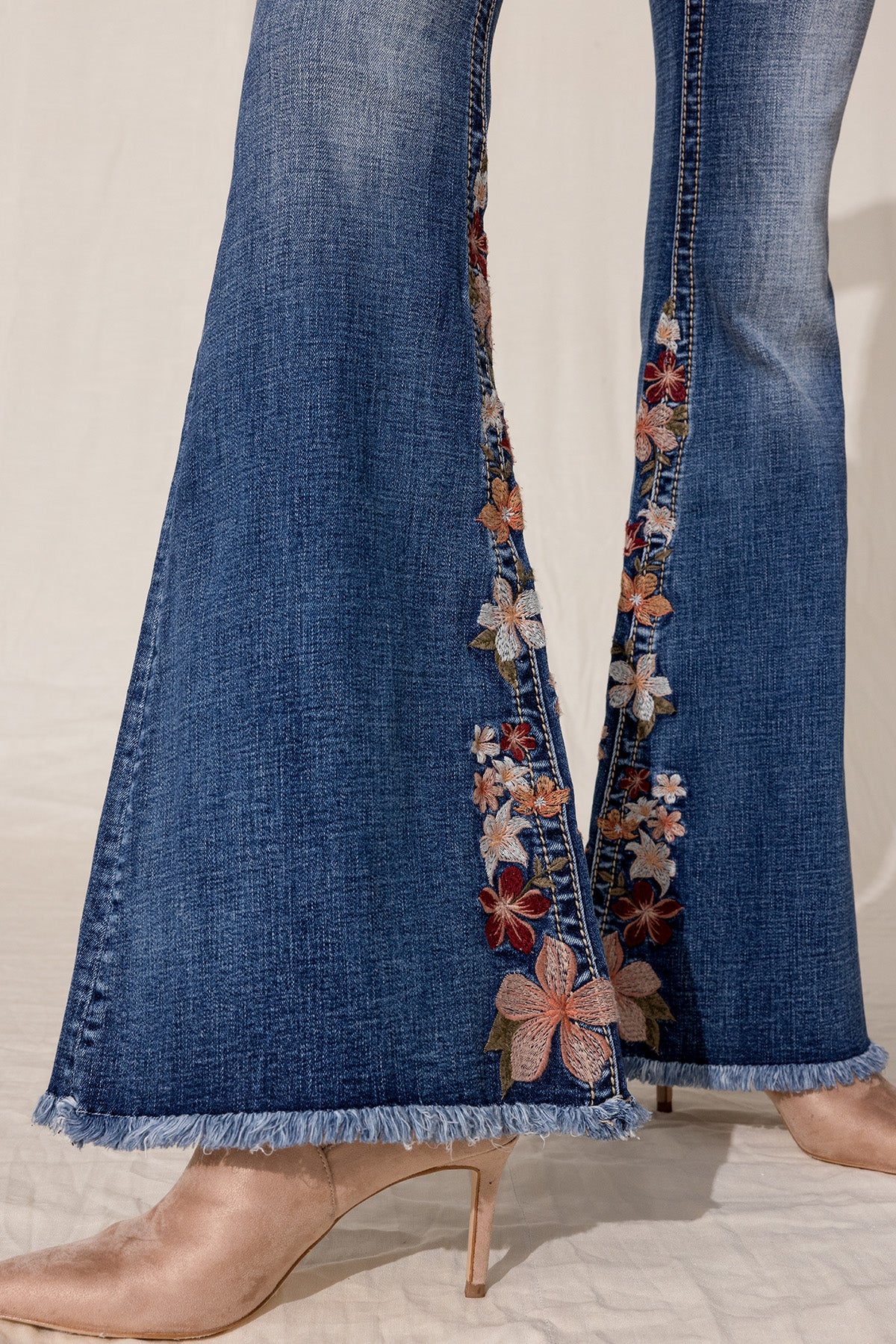 High Rise Boho Flare