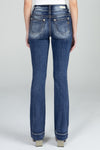 Classic Double Button Bootcut Denim