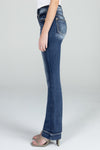 Classic Double Button Bootcut Denim