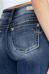 Classic Double Button Bootcut Denim