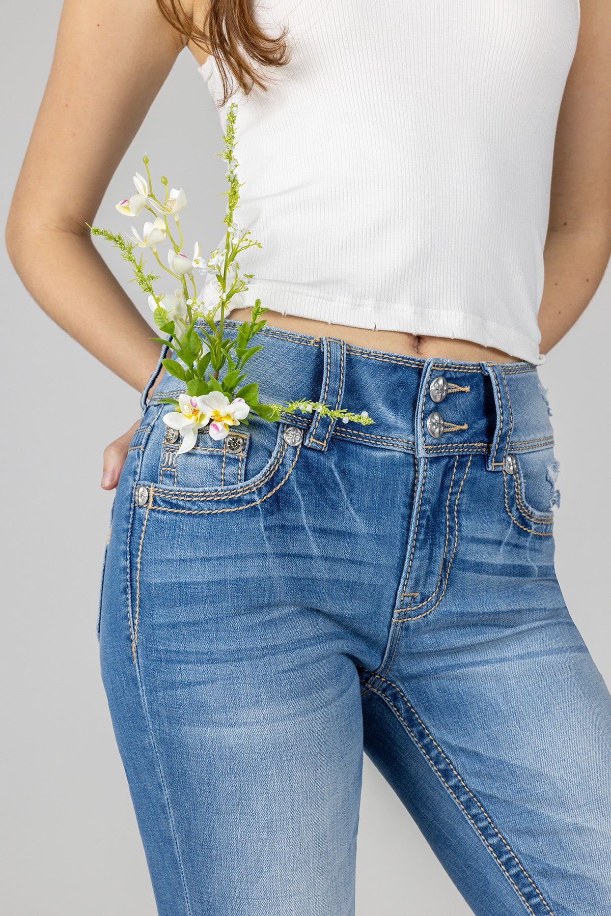Simple Light Flare Denim