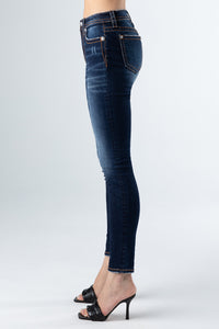 Classic Dark Wash Skinny Jeans