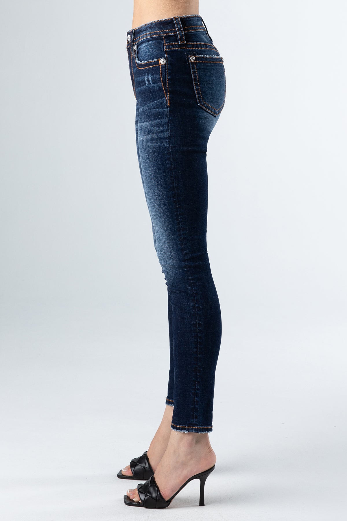 Classic Dark Wash Skinny Jeans
