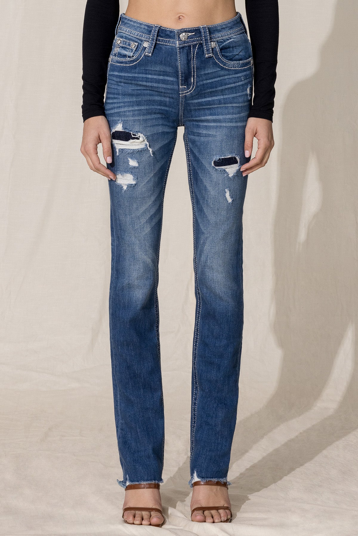 front, Medium Blue
