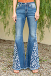 Paisley Super Flare Denim