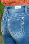 Paisley Super Flare Denim