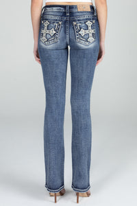 Aztec Cross Bootcut Denim